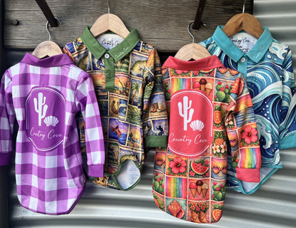 Skyla Patch Romper