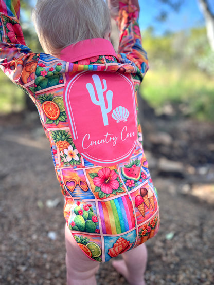 Skyla Patch Romper